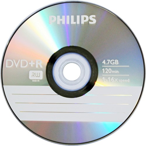 Philips dvd 10 blank - dvd+r,