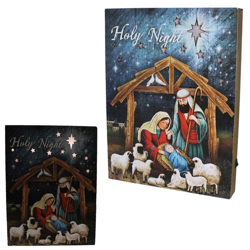 Christmas nativity wall block - christmas,