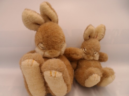 Pair vintage softies sleeping - pair,