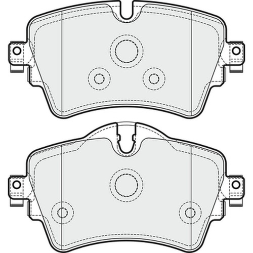 Brake pads set for - brake, cooper