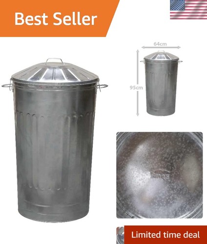Durable 180l galvanised metal - durable,