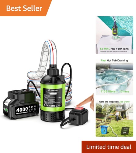 Portable cordless water pump - portable,
