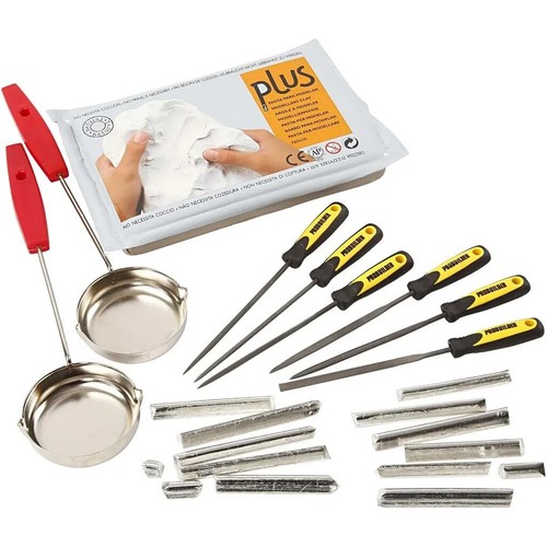 Pewter casting clay kit 1kg - casting,