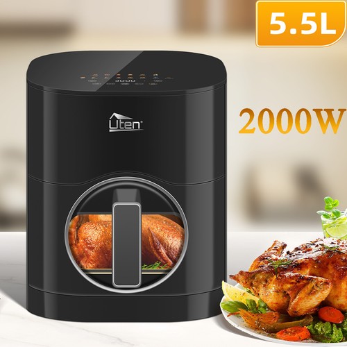 2000w air fryer - dual, oil