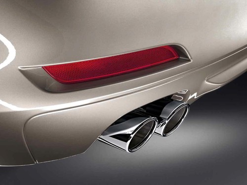 Bmw genuine tailpipe trim - bmw,