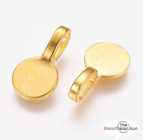 Round pendant bails - round, on