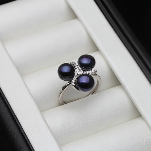Freshwater pearl ring 925 - pearl,
