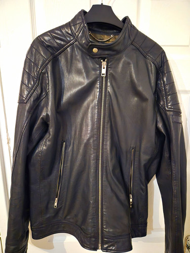 Diesel men black leather - black,
