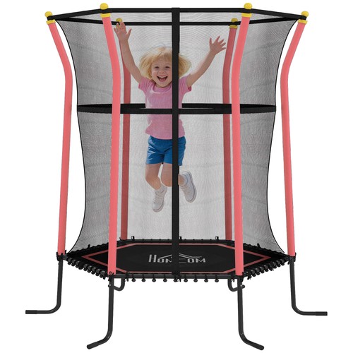 Homcom 4ft kids trampoline - kids, w/