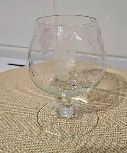 Clear glass brandy cognac - clear,
