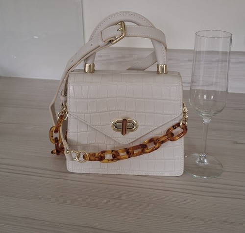 Kassandre small ivory croc