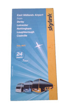 Skyline Bus Timetable East Midlands Airport to Coalville Published 2016