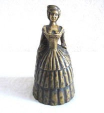 Large vintage cast brass lady - vintage,