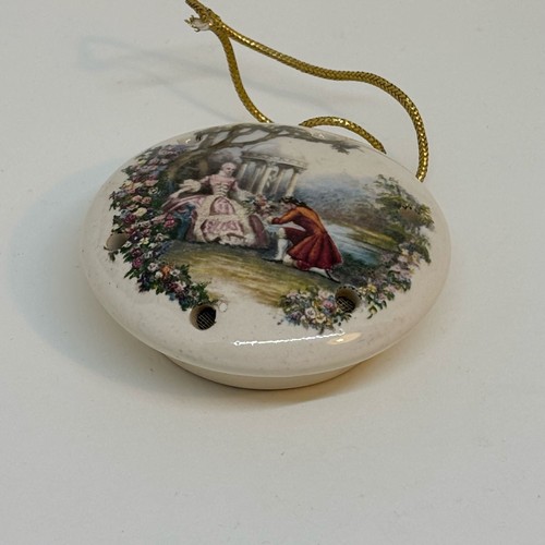 Vintage ceramic pomander with - pomander,