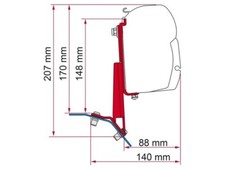 Awning Bracket Ford Transit Custom Suits Fiamma F45/F35 L1/L2 Campervan Awning