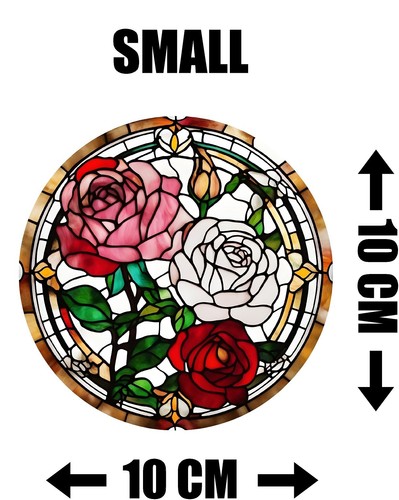 Decorative roses stained glass - decorative,