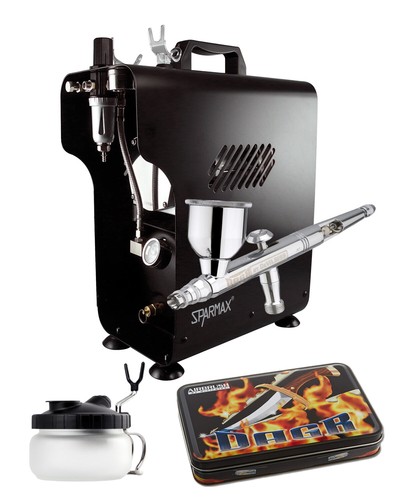Professional airbrushing kit - airbrushing,