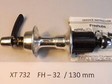 Shimano  Deore XT 732 - 7 Speed FH 32 / 130 mm Rear hub - NOS Mtb Retro