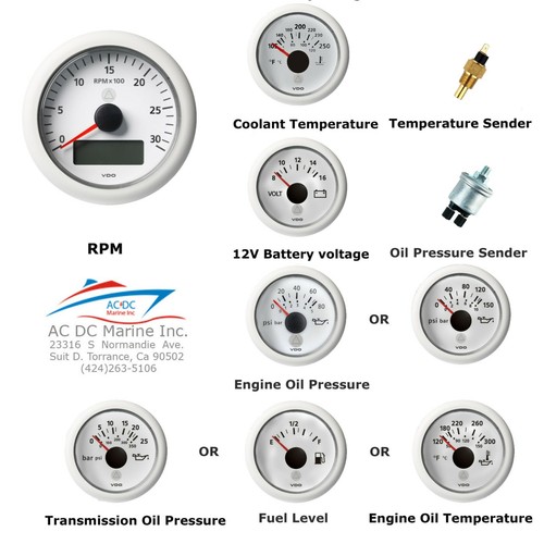Vdo viewline set gauges - vdo, of