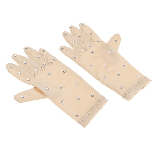Elastic girls gloves - gloves, with