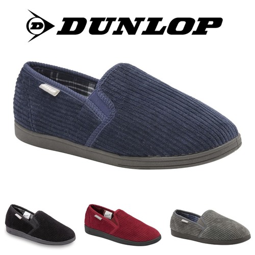 Dunlop mens slippers corduroy - mens,