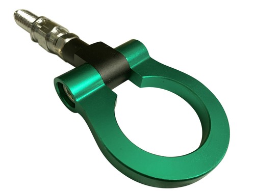 Green tow hook - green, loop