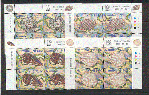 Namibia 1998 shells marine - namibia,
