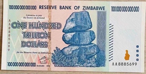 Zimbabwe 100 trillion - 🔥,