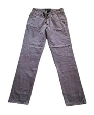 Musto Chinos Mens W30 L32 Grey Y2K 100% Cotton Trousers Straight Regular Pockets