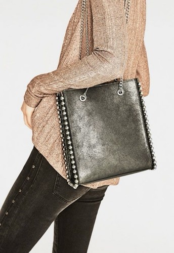 Zara silver gunmetal - silver,