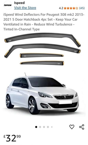 Ispeed wind deflectors - wind, for