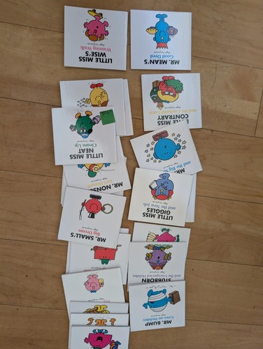Men and little miss books - men,
