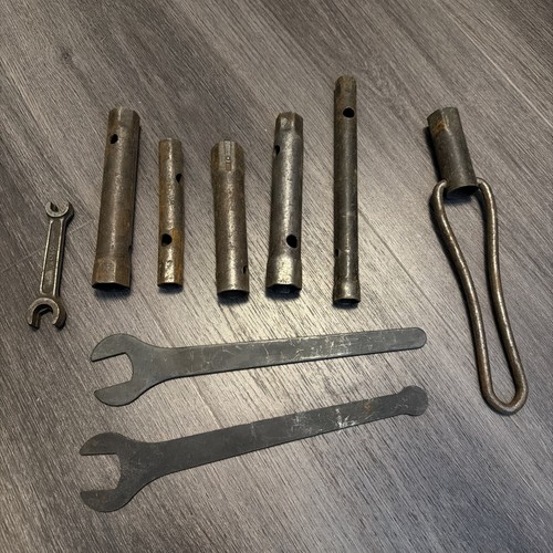 Vintage mix box spanner - 9x,