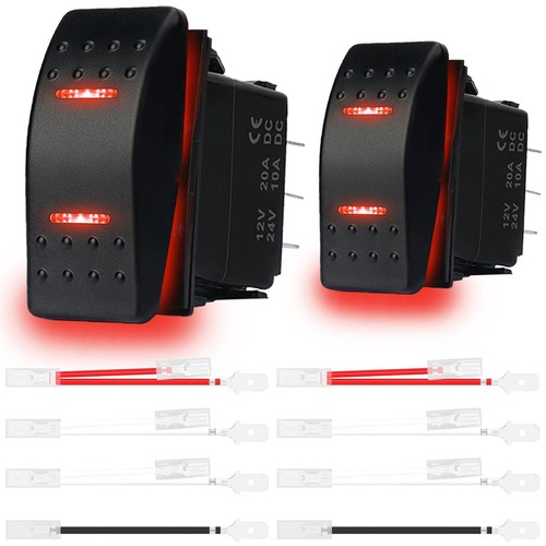 2pcs momentary rocker switch - 2pcs,