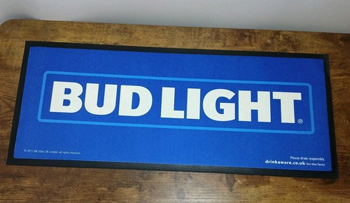 Bud light bar runner - beer, drip