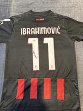 Zlatan Ibrahimovic Signed Ac