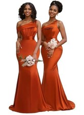 Evening Wedding Party Ball Gown Formal Bridesmaid Prom Dresses Mermaid Gown