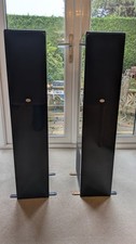 A pair of NHT ST4 Speakers in Piano Black