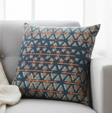 Geometric Teal & Terracotta