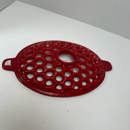 Cast iron red - enamel, honey