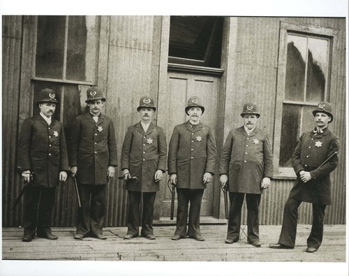 Old time police - old, vintage