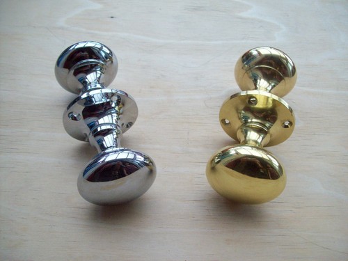 Polished chrome brass round - brass,