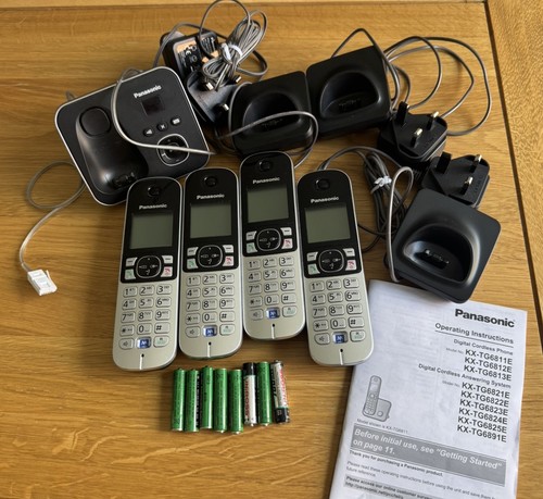 Panasonic tg6811e quad - panasonic, kx-tg6811e