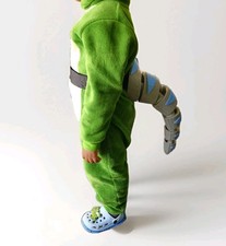 Dino Raptor Articulated Tail Kids Dress up Costume Dinosaur