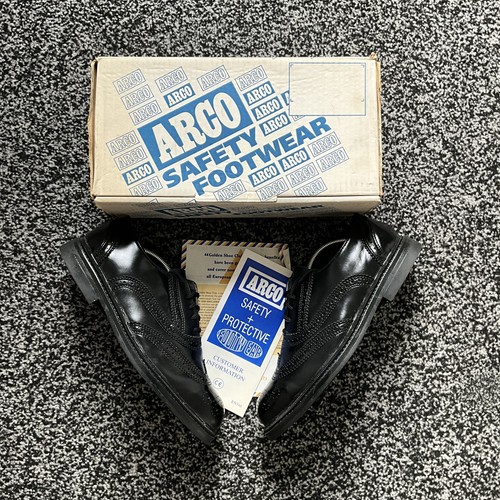 Arco black brogue safety - arco, shoe