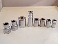6x Britool Sockets 1/2" Dr