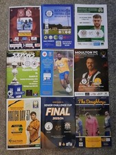 Non league football programmes x 9