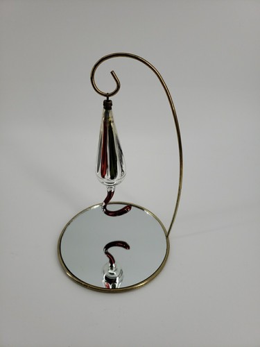 Vintage mercury glass umbrella - mercury,