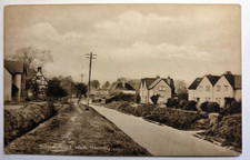 Vintage Postcard School Road