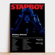 The Weeknd Starboy Deluxe Album Poster
